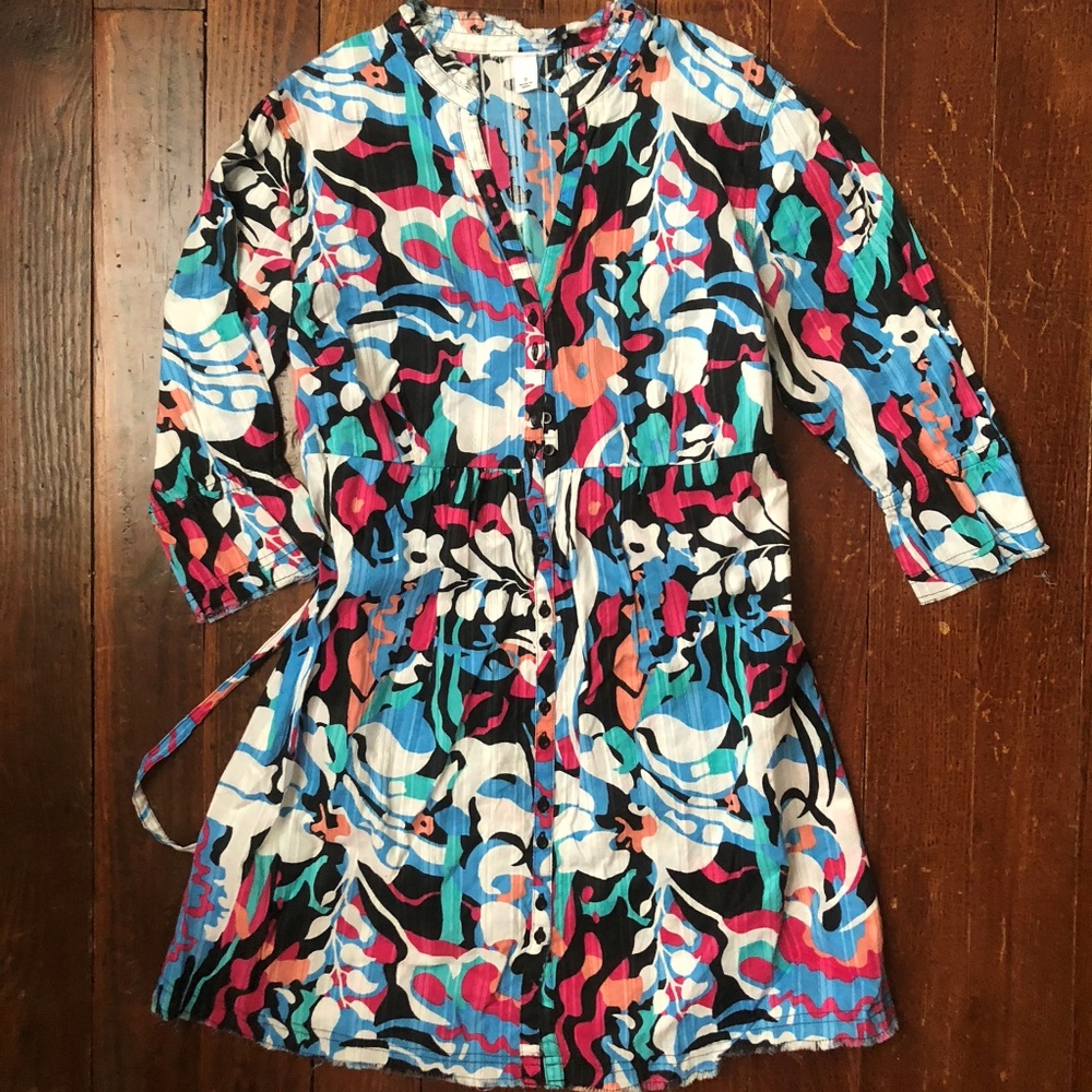 Women's Floral Short Sleeved Dress